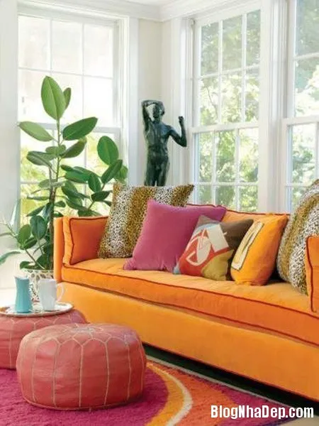 6050 6996 Chọn sofa có màu sắc bắt mắt cho phòng khách nổi bật