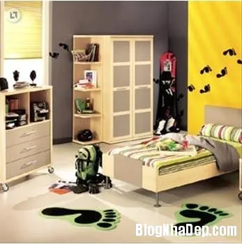 Những phòng ngủ đầy sắc màu cho phòng trẻ