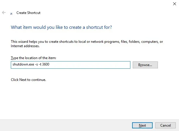 Sử dụng Shortcut để hẹn giờ tắt máy tính Windows 10 - Ảnh 2