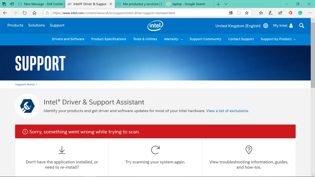 Intel Driver & Support Assistant - Phần mềm Cập nhật Intel driver, phần mềm hệ thống