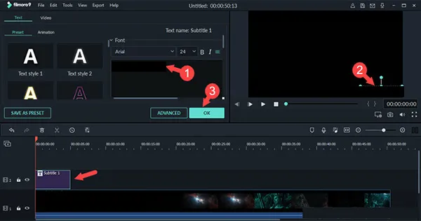 Chèn chữ vào video trên máy tính bằng Filmora