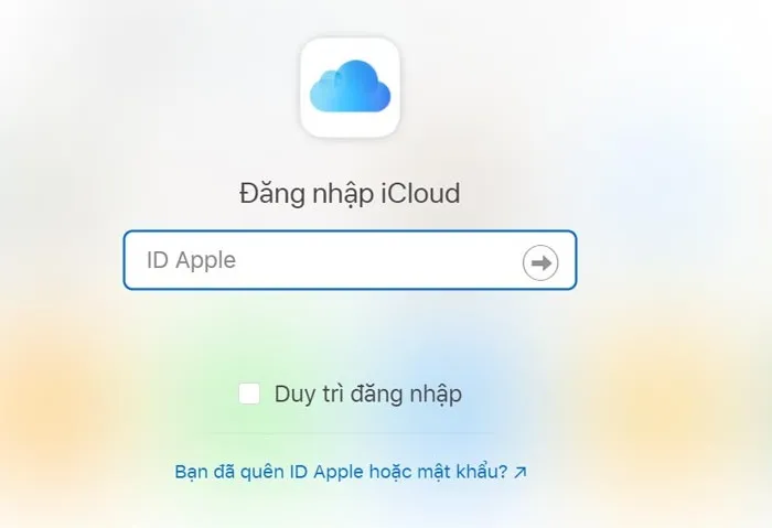 khoá icloud trên iphone