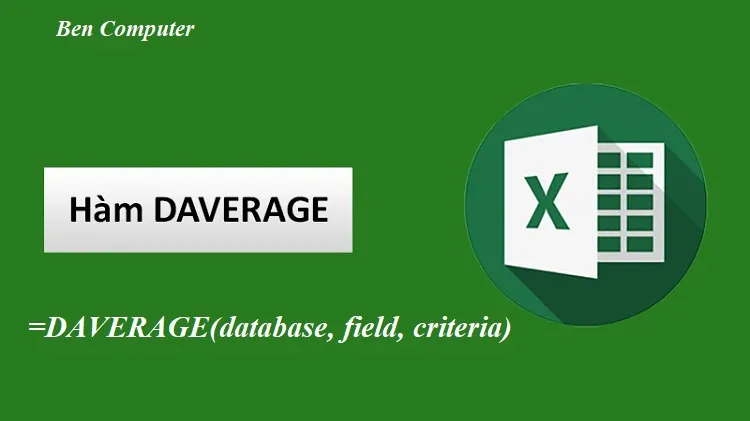 Công thức hàm Daverage
