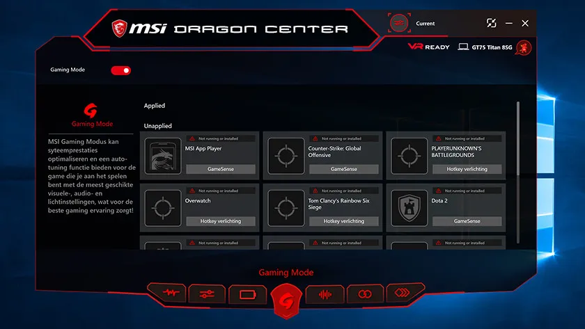 Cách sử dụng MSI Dragon Center