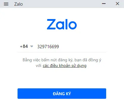 Cách đăng ký tài khoản Zalo trên máy tính - Ảnh 2