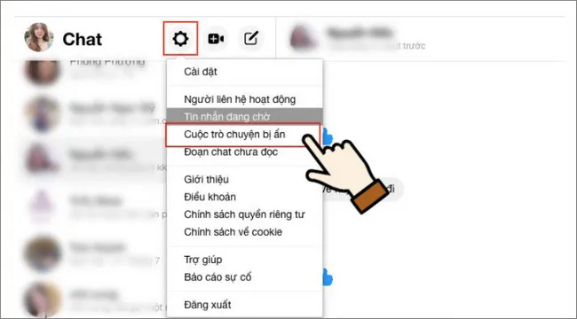 Xem tin nhắn cũ trên Messenger