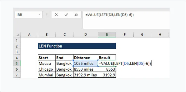 4 10 - Hàm Len trong Excel và cách sử dụng - Ben Computer
