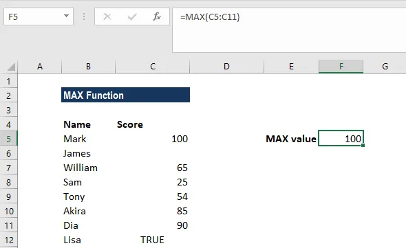 Cách sử dụng hàm Max trong Excel - Ảnh 3