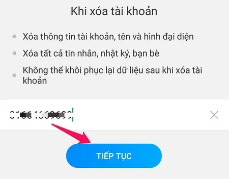 Xóa tài khoản Zalo vĩnh viễn - Ảnh 5