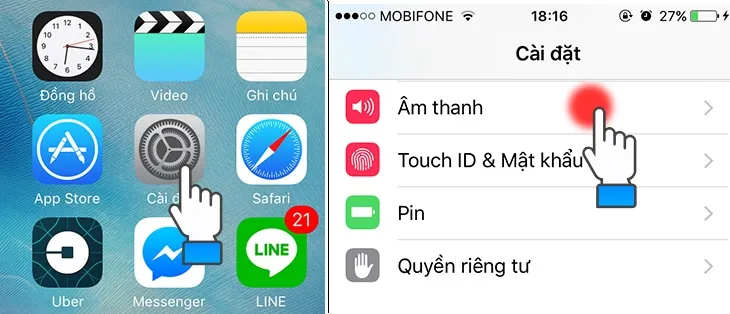 Cách thay đổi nhạc chuông iPhone