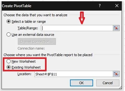 Pivot Table nhiều cột