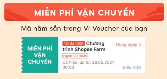 cách mua hàng trên Shopee Farm