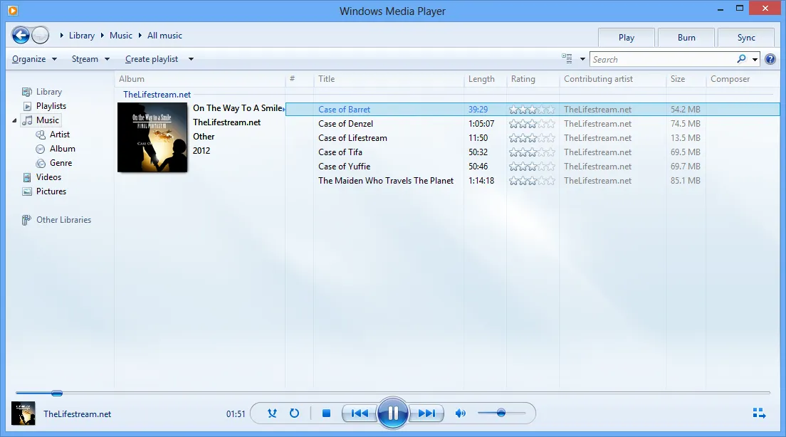 Windows Media Player - Phần mềm nghe nhạc mặc định Windows